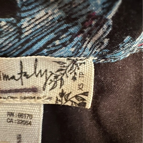 Free People intimately Floral button down shirt size XS(n) - Picture 12 of 12